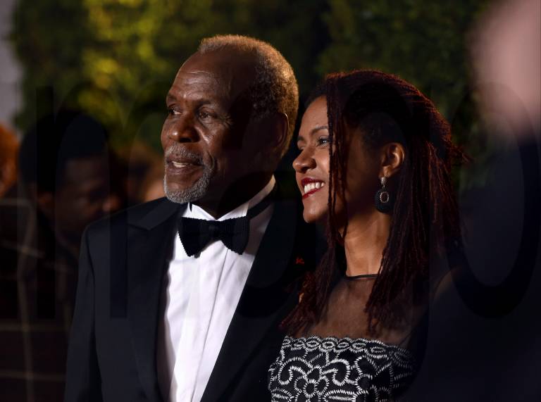  Eliane Cavalleiro with her husband Denny Glover